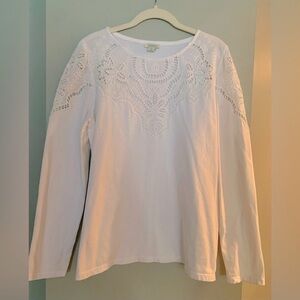 Sundance White Lace Top